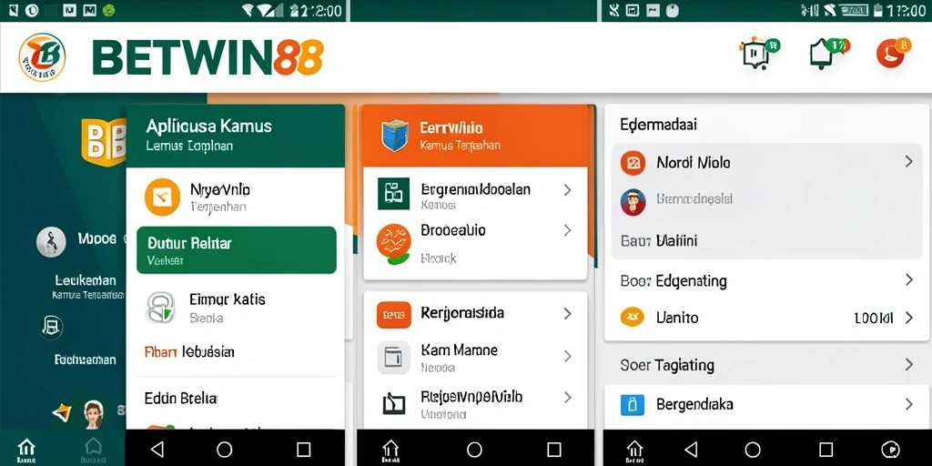 Antarmuka BETWIN88 yang sederhana dan efektif untuk terjemahan bahasa.