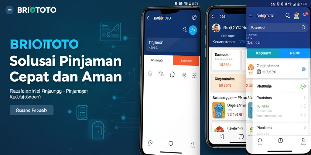 Tampilan antarmuka BRIOTOTO yang sederhana dan intuitif untuk pengajuan pinjaman.
