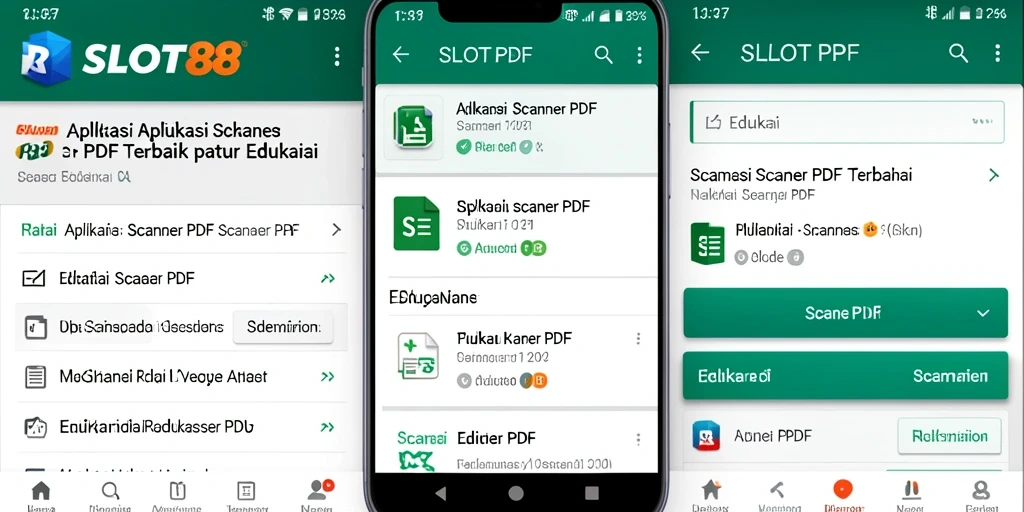 Antarmuka SLOT88 yang intuitif untuk pemindaian PDF.